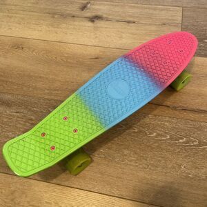 VTG Penny Board Australia Skateboard Nickel Green Blue Pink Color wave Smooth